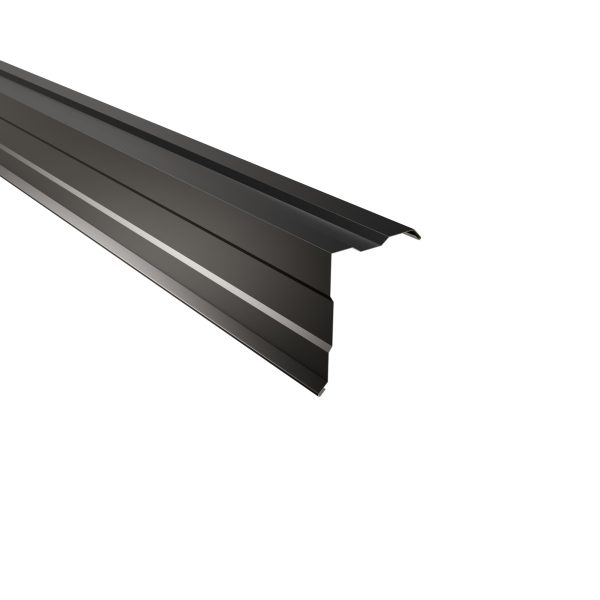 Ortgangwinkel, gesickt, 160x115 mm - 90° Stahl= 0,50 mm, 25µm Polyester/RSB