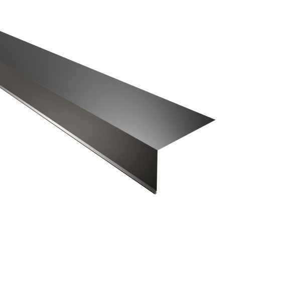 Traufenblech, 100x160 mm - 100° Stahl= 0,50 mm, 25µm Polyester/RSB