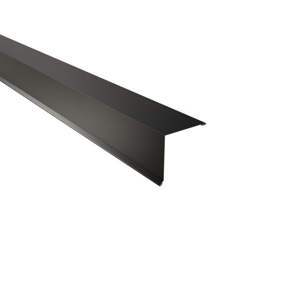 Pultabschluß, 115x115 mm - 90° Stahl= 0,50 mm, 25µm Polyester/RSB