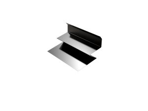 Wandanschluss-Verbindungselement Stahl= 0,50 mm, 25µm Polyester/RSB