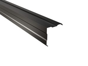 Außenecke, gesickt, 150x150 mm - 90° Stahl= 0,50 mm, 25µm Polyester/RSB