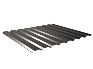 W-20/1100LA, RAL 9005-tiefschwarz D=0,50 mm, 25µm Polyester/RSB