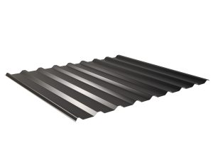 W-20/1100LR, RAL 9005-tiefschwarz D=0,50 mm, 25µm Polyester/RSB