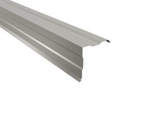 Ortgangwinkel, gesickt, 150x150 mm - 90° Stahl= 0,50 mm, 25µm Polyester/RSB
