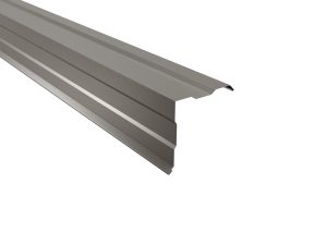 Ortgangwinkel, gesickt, 150x150 mm - 90° Stahl= 0,50 mm, 25µm Polyester/RSB