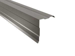 Ortgangwinkel, gesickt, 210x160 mm - 90° Stahl= 0,50 mm, 25µm Polyester/RSB
