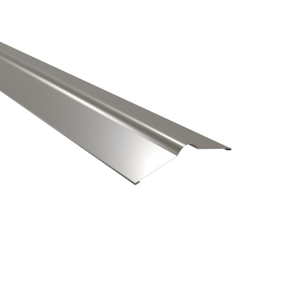 Firstbleche, flach, 140x140 mm 25µm Polyester, RAL 9007-graualuminium