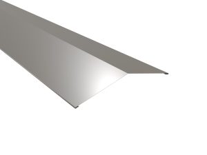 Firstblech, flach, 198x198 mm - 150° Stahl= 0,50 mm, 25µm Polyester/RSB