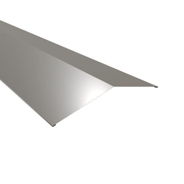 Firstblech, flach, 250x250 mm - 150° Stahl= 0,50 mm, 25µm Polyester/RSB