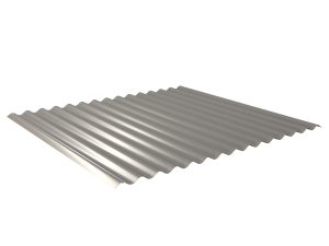 W-1/1064LV, RAL 9007-graualuminium Profil 76/18-Sinus, D=0,50 mm, 25µm Polyester/RSB