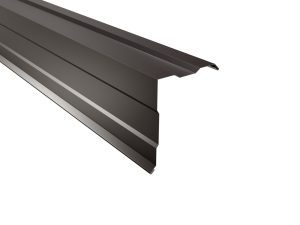 Ortgangwinkel, gesickt, 210x160 mm - 90° Stahl= 0,63 mm, 25µm Polyester/RSB