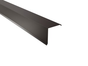 Ortgangwinkel, gesickt, 115 x115 mm Stahl= 0,63 mm, 25µm Polyester/RSB