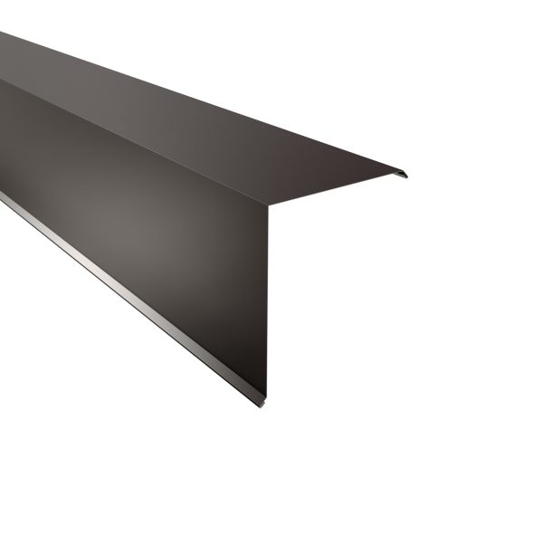 Ortgangwinkel, gesickt, 115x115x2000 mm Stahl= 0,63 mm, 25µm Polyester/RSB
