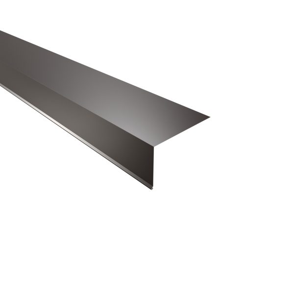 Traufenblech, 100x160 mm - 100° Stahl= 0,63 mm, 25µm Polyester/RSB