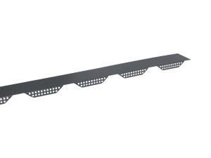 Zahnleisten Typ W-20 groß, gelocht Stahl=0,75 mm, 25my Polyester