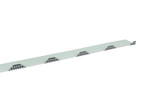 Zahnleisten Typ W-20 klein, gelocht Stahl=0,75 mm, 25my Polyester