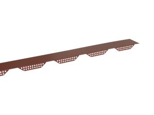 Zahnleisten Typ W-20 groß, gelocht Stahl= 0,75 mm, 25µm Polyester/RSB
