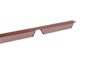 Zahnleisten Typ W-45 groß, gelocht Stahl= 0,75 mm, 25µm Polyester/RSB