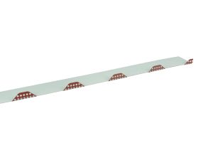 Zahnleisten Typ W-20 klein, gelocht Stahl= 0,75 mm, 25µm Polyester/RSB