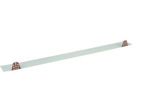 Zahnleisten Typ W-33 klein, gelocht Stahl= 0,75 mm, 25µm Polyester/RSB