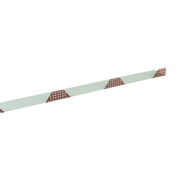Zahnleisten Typ W-35 klein, gelocht Stahl= 0,75 mm, 25µm Polyester/RSB