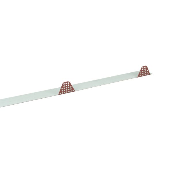 Zahnleisten Typ W-45 klein, ungelocht Stahl= 0,75 mm, 25µm Polyester/RSB