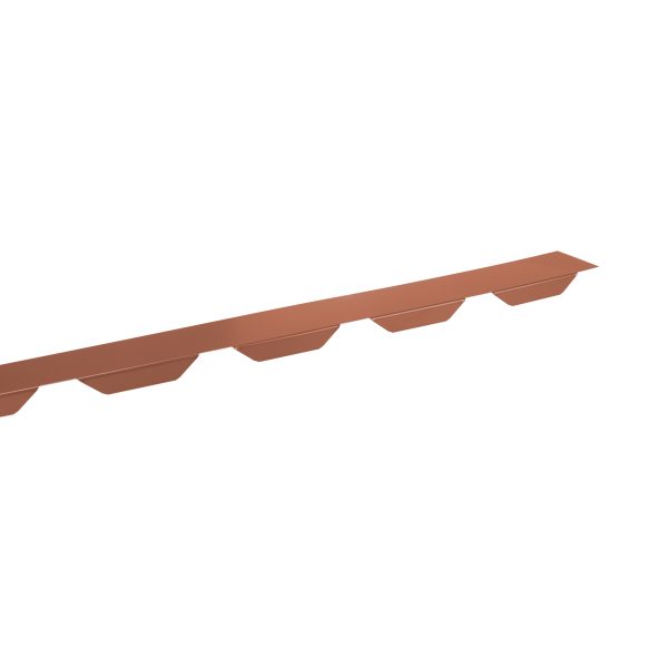 Zahnleisten Typ W-20 groß, ungelocht Stahl= 0,75 mm, 25µm Polyester/RSB