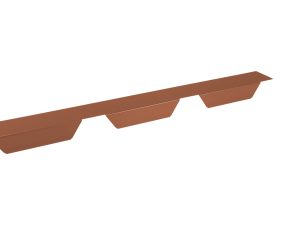 Zahnleisten Typ W-35 groß, ungelocht Stahl= 0,75 mm, 25µm Polyester/RSB