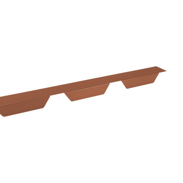 Zahnleisten Typ W-35 groß, ungelocht Stahl= 0,75 mm, 25µm Polyester/RSB