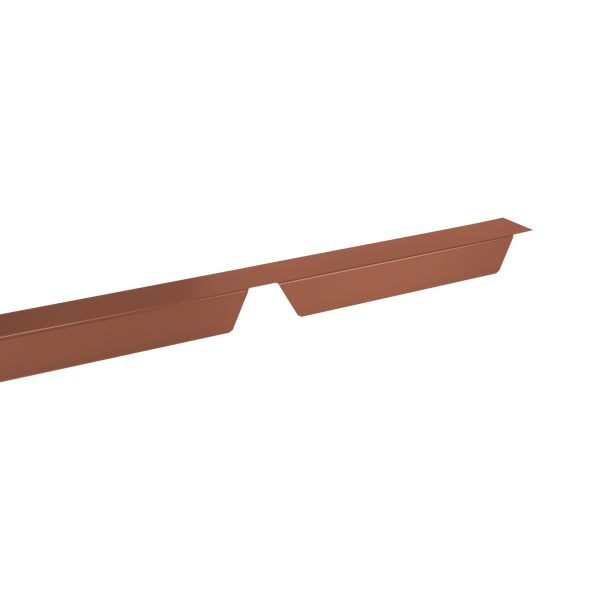 Zahnleisten Typ W-45 groß, ungelocht Stahl= 0,75 mm, 25µm Polyester/RSB