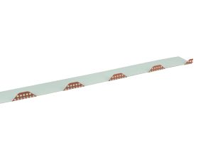 Zahnleisten Typ W-20 klein, gelocht Stahl= 0,75 mm, 25µm Polyester/RSB