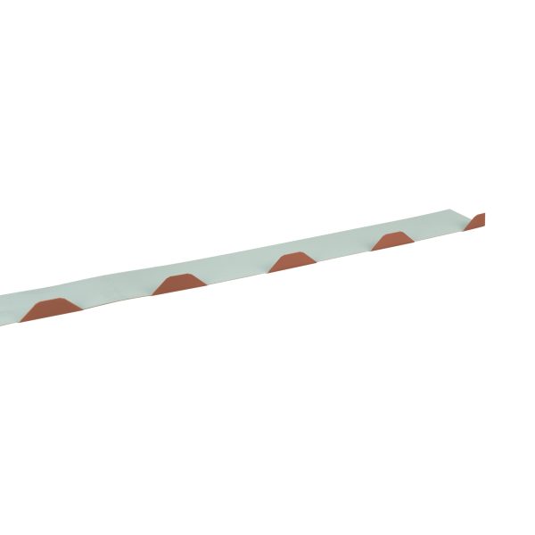 Zahnleisten Typ W-20 klein, ungelocht Stahl= 0,75 mm, 25µm Polyester/RSB