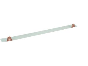 Zahnleisten Typ W-33 klein, gelocht Stahl= 0,75 mm, 25µm Polyester/RSB