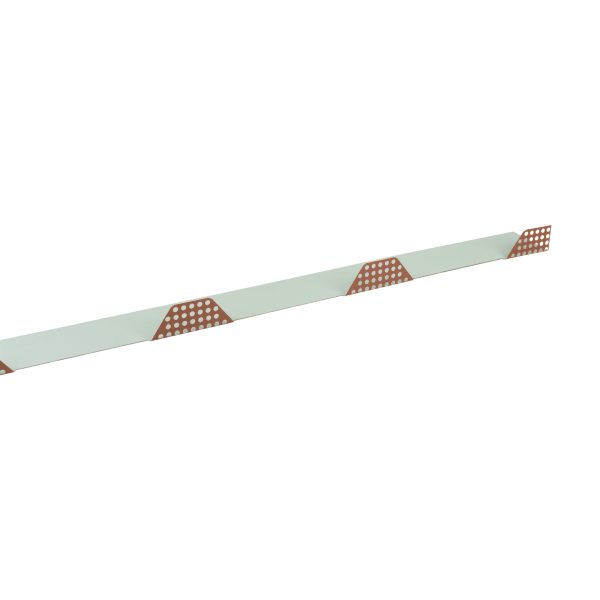 Zahnleisten Typ W-35 klein, ungelocht Stahl= 0,75 mm, 25µm Polyester/RSB