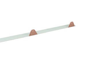 Zahnleisten Typ W-45 klein, gelocht Stahl= 0,75 mm, 25µm Polyester/RSB