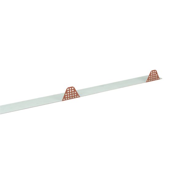 Zahnleisten Typ W-45 klein, gelocht Stahl= 0,75 mm, 25µm Polyester/RSB