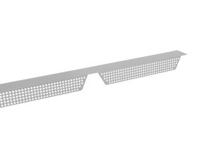 Zahnleisten Typ W-45 groß, gelocht Stahl= 0,75 mm, 25µm Polyester/RSB