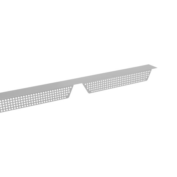 Zahnleisten Typ W-45 groß, gelocht Stahl= 0,75 mm, 25µm Polyester/RSB