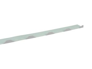 Zahnleisten Typ W-20 klein, ungelocht Stahl= 0,75 mm, 25µm Polyester/RSB
