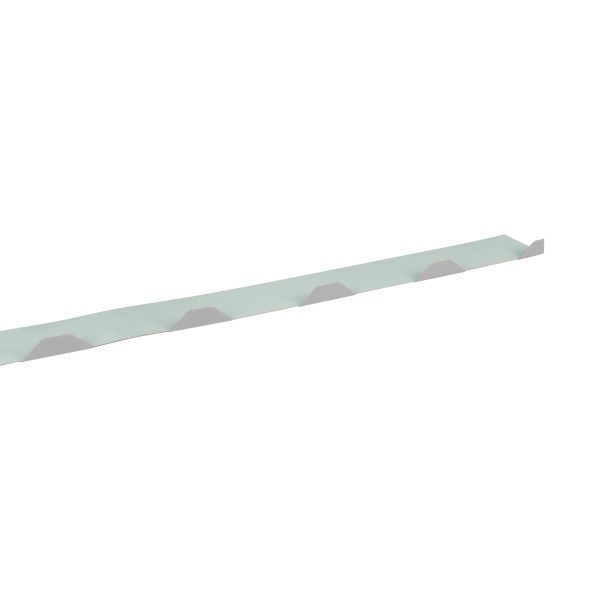 Zahnleisten Typ W-20 klein, ungelocht Stahl= 0,75 mm, 25µm Polyester/RSB
