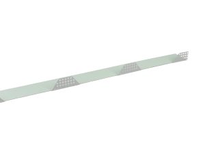 Zahnleisten Typ W-35 klein, gelocht Stahl= 0,75 mm, 25µm Polyester/RSB