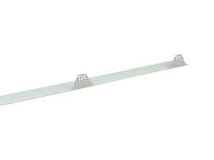 Zahnleisten Typ W-45 klein, gelocht Stahl= 0,75 mm, 25µm Polyester/RSB