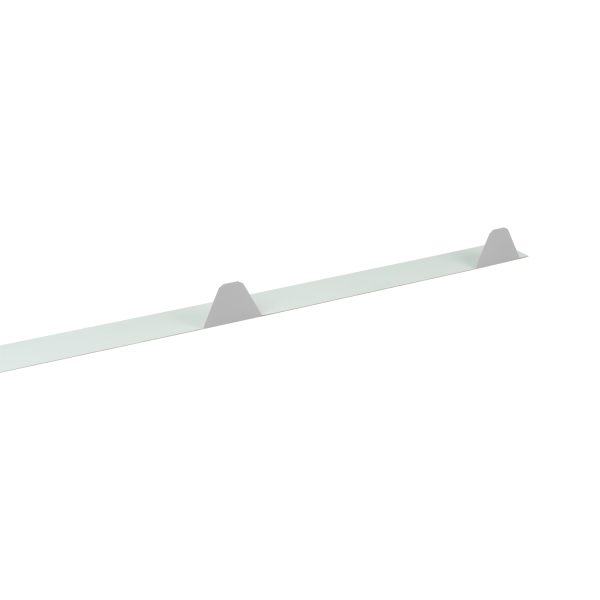 Zahnleisten Typ W-45 klein, ungelocht Stahl= 0,75 mm, 25µm Polyester/RSB
