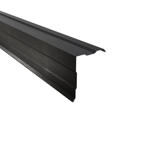 Ortgangwinkel, gesickt, 210x160 mm - 90° Stahl= 0,50 mm, 35µm Mattpolyester/RSB