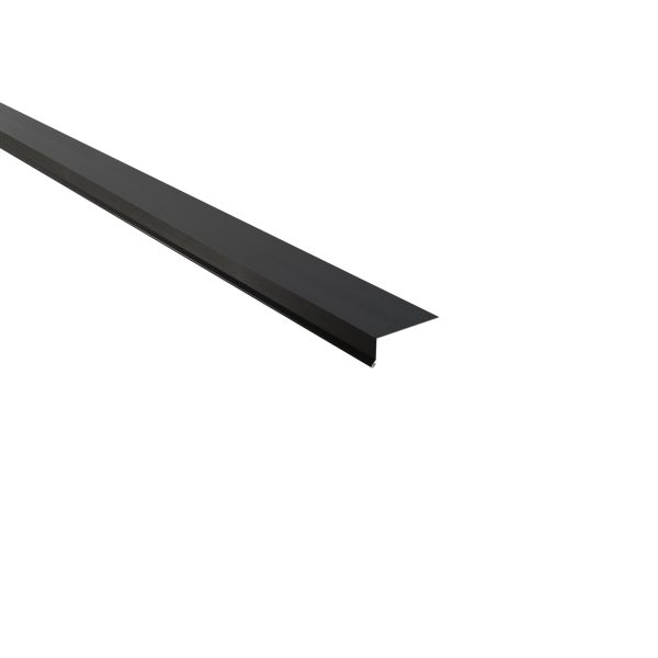 Traufenblech, 30x80 mm - 90° Stahl= 0,50 mm, 35µm Mattpolyester/RSB