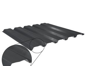 W-35/1035LA, Farbe 23-dunkelgrau D=0,50 mm, 35µm Mattpolyester/RSB