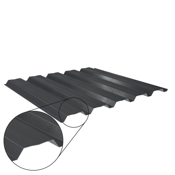 W-35/1035LA, Farbe 23-dunkelgrau D=0,50 mm, 35µm Mattpolyester/RSB
