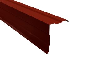 Ortgangwinkel, gesickt, 210x160 mm - 90° Stahl= 0,50 mm, 35µm Mattpolyester/RSB