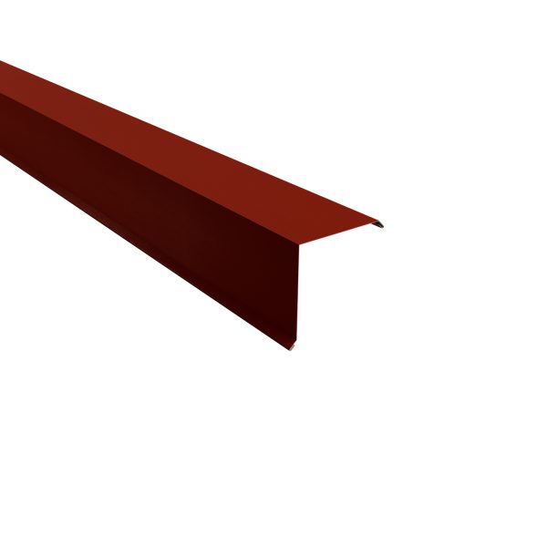 Ortgangwinkel, 130x130 mm - 90° Stahl= 0,50 mm, 35µm Mattpolyester/RSB