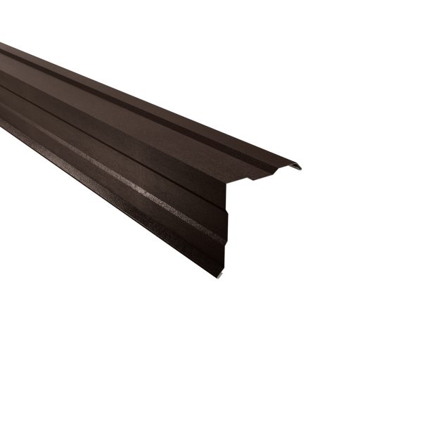 Ortgangwinkel, gesickt, 150x150 mm - 90° Stahl= 0,50 mm, 35µm Mattpolyester/RSB